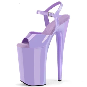 SDTRFT Crossdresser Gladiator Pumpen Frauen Hochzeit Schuhe Sexy 23 cm Ultra Hohe Dünne Heels Plattform Cosplay 9 Zoll Sandalen Alias mujer