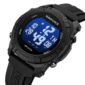 NAVIFORCE Marke Original Männer Mode Uhr Wasserdicht Persönlichkeit Armbanduhren Luxus Silikon Armband Elektronische Uhr 2024
