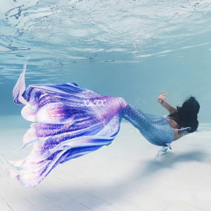 NONE NEU eingetroffen: Meerjungfrauenflosse! Meerjungfrauenkostüm für Erwachsene Frauen, geeignet für Aquarien-Tauchshows, Strand und Fotoshootings,