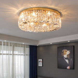 TAONUANSHU Moderne Kristall-Deckenleuchte für Esszimmer, Gold-Chrom, LED-Kronleuchter, Beleuchtung, Pendelleuchte, Innen-Schlafzimmer-Leuchten