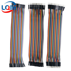 LQIH 40-120 Stück Dupont-Kabel 10/15/20CM 30CM 40-Pin Stecker auf Stecker + Stecker auf Buchse Buchse auf Buchse Jumper-Kabel Dupont-Kabel für DIY-Kit