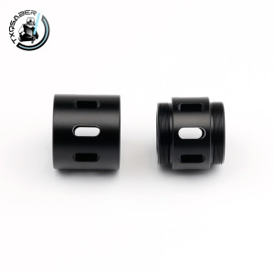 X-TREXSABER TXQ Metallkupplung Metallgürtelclip Covertec Wheel Displayständer 1 Zoll Lichtschwertverbinder Doppelte Lichtschwert-Sabelverbinder