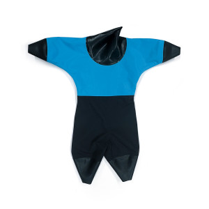 LKVER Kajak-Trocken anzug für Kinder Trocken anzug Latex manschette und Spritz kragen Flachwasser paddeln doppelt verstellbarer Überrock Klett
