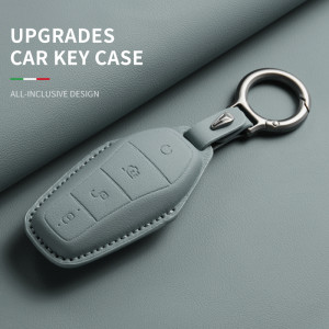 NONE Autoschlüssel-Abdeckungs-Hülle für BYD Han Ev Tang Dm Qin PLUS Song Pro MAX Yuan Dolphin E2 Schutz Autoschlüssel Autozubehör