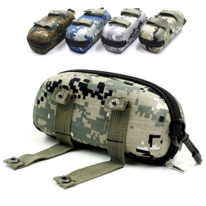 NONE Camouflage Gläser Fall Outdoor Sport Zipper Box Verdickt Anti-stress Sonnenbrille Fall Militärische Tragbare Gläser Lagerung Box