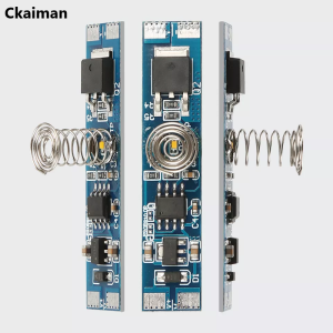 GEDLUZI 12V 24V 8A Smart LED Dimmer Controller Touch Sensor Schalter Modul für LED Streifen Touch Schalter