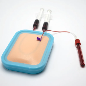 AiQUE 1 Set Praktische Venenpunktion Injektion Silikon Simulation Haut Praxis Nadel Injektion Praxis Modell Transfusion