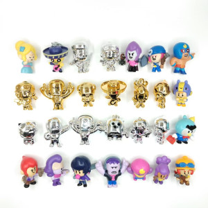 Bandai 1 Stück Supercell Original Star Crow Spike Leon Ultra Seltene Gold Silber Figuren Sammlung Spielzeug Kinder Bestes Überraschungsgeschenk