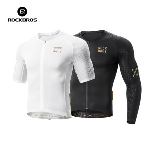 ROCKBROS Sommer Rad trikot Kurzarmhemd leichte reflektierende hochela tische atmungsaktive Trikot Männer MTB Fahrrad bekleidung