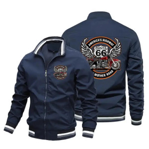 NONE Herren Frühling und Herbst Outdoor lässig Hip Hop Baseball Reiß verschluss Sportswear Mode Motorrad hochwertige Sport jacke