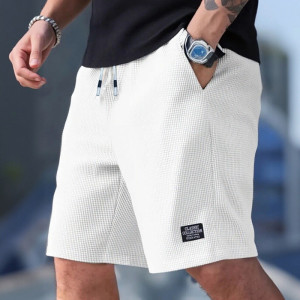 NONE Herenshorts, casual herenbroeken, strandshorts voor heren, sportshorts voor heren, nieuwe modieuze textuurstof, ademende broeken, geschikt voor