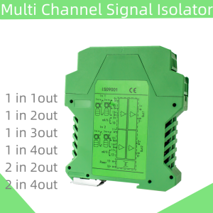 XUYANGQIDIAN Analoger Signalisolator 4 20 mA auf 0, 10 V Signalkonverter 0–10 V auf 4–20 mA Galvanischer Signalisolator-Konverter