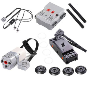 JIAJIALE MOC Parti Suzuk Fun Dio alimentazione Motor Multi-Strumento Servo Motorore Treno PF 8293 8883 Maga kompatibel mit Blocks