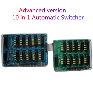 NONE NEUE 10 IN 1 HERAUS Automat switcher 10 weg SCART ( EUR ) IN und 1 weg AUS (1 * SCART EUR ausgang + 1 * JAP SCART ausgang)