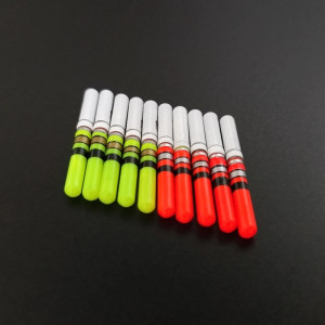 NONE 10 stücke Licht Sticks Grün/Rot Arbeit mit CR322 Batterie LED Lampe Leucht Nacht Angelgerät Zubehör B663