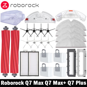 Roborock Q7 Max / Q7 Max+ / Q7 Plus / T8 Hepa-Filter Roboter-Staubsauger Ersatzteile Hauptseitenbürste Mopptuch Staubbeutel