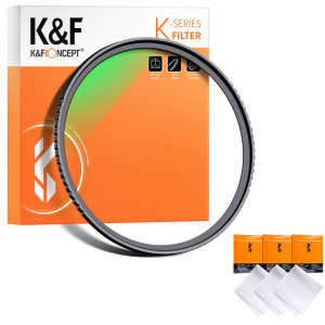 K&F CONCEPT UV-Filter-Kameraobjektiv MC mit mehreren widerstandsfähiger Beschichtung für Canon DSLR Len 37 mm 49 mm 52 mm 58 mm 62 mm 67 mm 77 mm 82