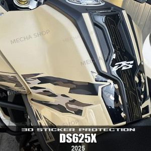 NONE 3D Gel Aufkleber Motorrad Tank Pad Schutz Paar Voge Valico DS625X 2025 Zubehör 625 DSX 625 DSX 625
