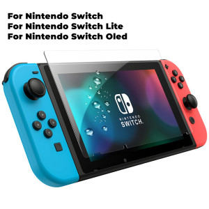 NONE Neue Schutz Gehärtetem Glas Für Nintend Schalter Lite Screen Protector Film Für Nintendos Schalter NS OLED Glas Zubehör