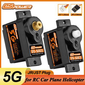 DSpower 5g Kunststoff/Metallgetriebe Digital Micro Servo JST/JR Stecker für RC Auto Flugzeug Eders Quadcopter Starrflügel Roboter Wltoys K969 K989
