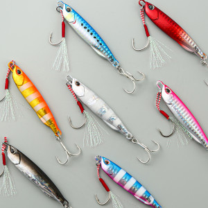 Atriptime 2021 Japen Metall Cast Jig Löffel 10/15/20/30/40/50g Shore Casting jigging Fisch Meer Bass Angeln Locken Künstliche Köder Tackle