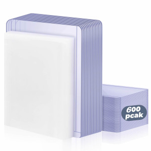 NONE 100-600 Stuks Kaarthoezen Harde Zachte Kaarthouder Bedekt Met Beschermende Filmclear Trading Protectors Voor Pokmone Voetbal Gamecard 100-300