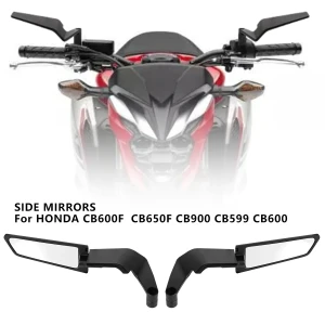 SOYAVISION Rétroviseur de moto universel, rétroviseur latéral de recul, pour Honda CB650F CB650R CB750 CB1000R CB1100 CB1300 CB150R