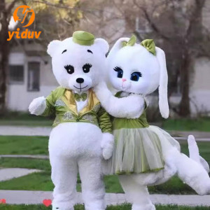 Potdemiel Teddybär Maskottchen Kostüm Erwachsenen Cosplay Halloween Karneval Party Event Kleid Anzüge Hochzeit Bär Osterhase Kaninchen Kostüme