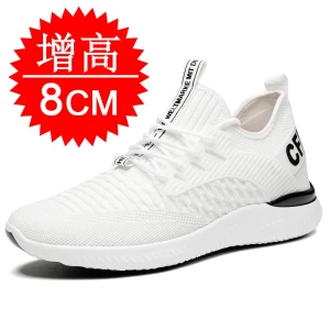 NONE Männer Atmungsaktive Höhe Erhöhen Schuhe Leichte Turnschuhe Unsichtbare Höhe Erhöhen Schuhe 8cm Atmungsaktive Mesh Sneakers10cm