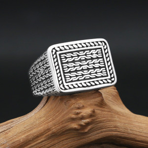 TOGA PULLA Neue Mode Edelstahl Gemusterte Ringe für Männer Frauen Punk Personalisierte Kreative Einfache Ring Luxus Schmuck Geschenke Großhandel
