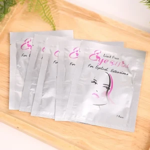 CNKESS 50Pairs Wimpern Pad Gel Patch Pfropfen Wimpern Unter Augenklappen Für Wimpern Verlängerung Papier Aufkleber Anwendung Make-Up-Tools