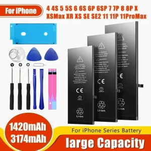 da da xiong Hohe Kapazität Batterie Für iPhone 4 4S 5 5S 5C SE 2020 6 6S 7 8 SE2 Plus X XR XS 11 Pro Max Handy Pack Neue 0 Zyklus Dichtung