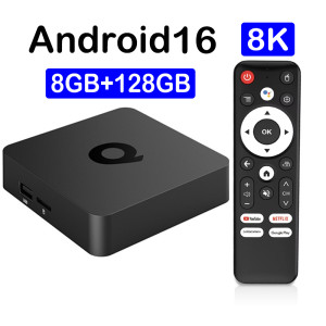 BLKJ Smart TV Box Bluetooth 6.0 8K Q1 Android 16 Set Top Box Allwinner H313 Dual Wifi 5G 8GB128GB Google Voice Streaming Media Player