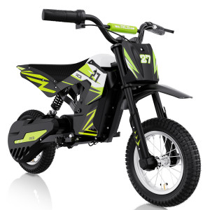 RCB R9X Elektrische Motorfiets voor Kinderen, 3 Instelbare Snelheden, 36V-Motor, 15km Bereik, 25km/h Max Snelheid, 12" Banden, Veilig & Comfortabel,