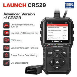 Creader 529 CR529 Automotive OBDII Scanner Kfz-Diagnosegerät Motor-Check OBDII Scan-Tool Launch OBD2 Scanner X431
