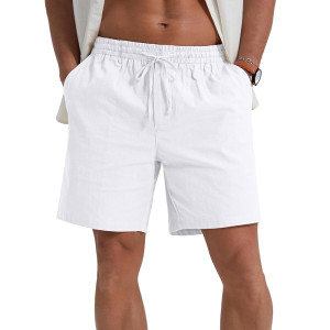 King Billion Sommer Neue männer Shorts Leichte Atmungsaktive Casual Kurze Hosen Baumwolle Leinen Einfachen Stil Täglichen Jogginghose Kurze Hosen