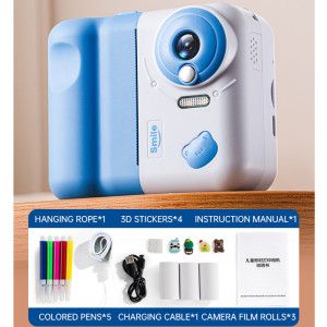 NONE 32G Sofortdruck Kamera Fotografie Tragbare Thermo Digitale Kinder Spielzeug Mädchen Recorder 1080P Video Kritzeleien 2,8 in Geburtstag geschenk