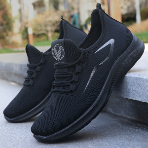 NONE Solide Herren-Freizeitschuhe zum Schnüren, leichte Outdoor-Sportschuhe für Herren, modische solide Freizeitschuhe, geeignet für