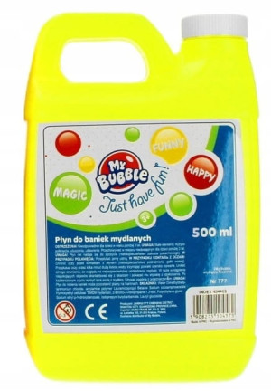 Mega Creative Efficiënte bellenvloeistof 500 ml Geel