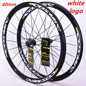 NONE 700C Rennrad-Laufradsatz, superleichtes Aolly-Laufradsatz mit abgedichtetem Aluminiumlager, flache Speichen, Rennrad mit 40/50 mm Felgen