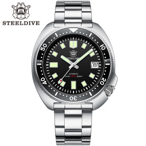 STEELDIVE SD1970 Automatische mechanische Taucheruhr Captain Willard NH35 Uhren TURTLE Homage Wasserdicht 200M Taucheruhr Herren