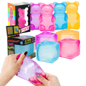 NONE Schylling Needoh Nice Cube Sensorische Fidget Cube Stressverlichting Angst Sensorisch Hulpmiddel voor Focus ADHD & Kantoorbureau Kalmerende