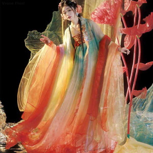 KUCLUT 2025 Hanfu Kleid Frauen Chinesische Traditionelle Stickerei Hanfu Weibliche Karneval Fee Cosplay Kostüm Hanfu Orange Kleid Plus Größe