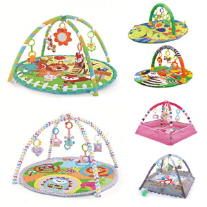 NONE Baby Fitness Rahmen Für Kinder Spielen Matte Rack Krabbeln Decke Infant Spielen Teppich Geschenk Kinder Aktivität Gym Matte Kinder Spielzeug