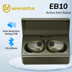 YANHAO YHKEMA EB10 Taktisches Bluetooth-Headset, elektronisches Schießen, lärmgeschützte Ohrhörer/geräuschunterdrückender Gehörschutz