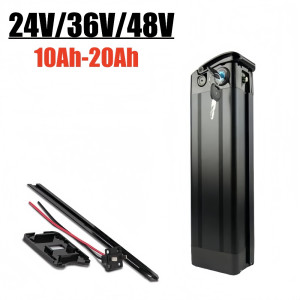 Aleaivy 48V 36V 24V Faltradbatterie 20Ah 17Ah 15Ah 13Ah Integriertes BMS für Silverfish 250W-1000W Bafang Motor Kit mit 2A Ladegerät