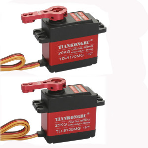 Madifier Wasserdicht 20 kg 25 kg 180/270/360 Grad großes Drehmoment digitales kernloses Servo Aluminium Metallgetriebe 25T Arm RC Auto