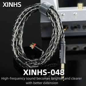 XINHS 048 Kopfhörer-Upgrade-Kabel 2-polig QDC MMCX für OpenAudio HOLA Zero KATO Aria LAN Cadenza Tangzu IEM