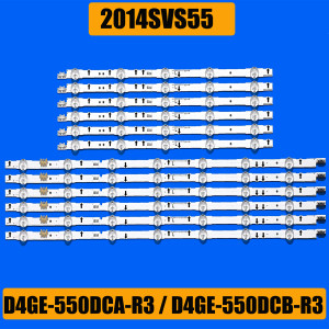 NONE Led-hintergrundbeleuchtung streifen Für 2014SVS55 UA55J5088 UE55H5500 UE55H6200 UE55H6350 UE55H6400 UE55H6500 D4GE-550DCA-R3 D4GE-550DCB-R3