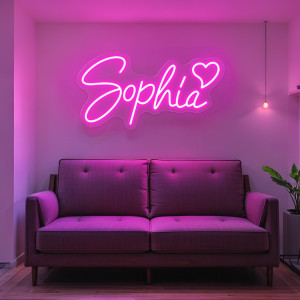 NONE Benutzerdefiniertes LED-Neonschild, personalisiertes Namenslicht für Kinder, Teenager, Schlafzimmer, einzigartiges Geschenk mit anpassbaren